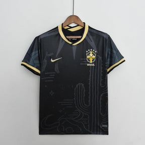 Camisa Seleção Brasil Fourth 2022 Nike - Preto - Conceito Nordeste