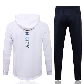 Conjunto Manchester City 21/22 Branco - Puma - Com Capuz