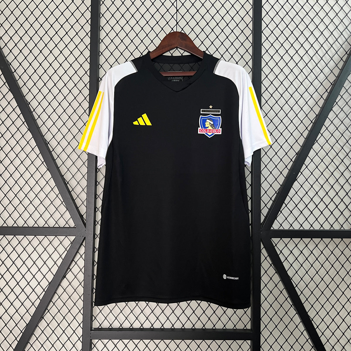 Camisa Colo Colo Treino 24/25 - Adidas - Preta