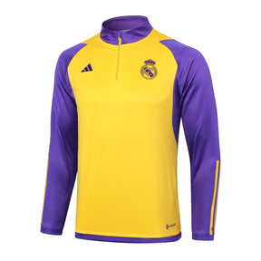 Conjunto de Frio Real Madrid - Amarelo e Azul - 23/24