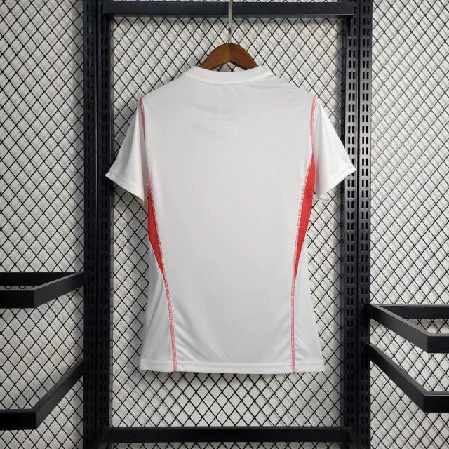 Camisa Feminina Flamengo Treino 23/24 Adidas - Branco