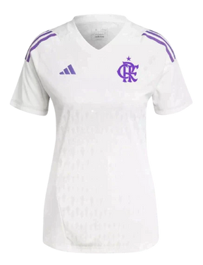 Camisa Feminina Flamengo Goleiro 23/24 Adidas - Branca